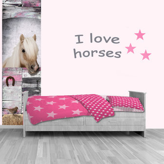 Muursticker paard kinderkamer