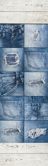 Jeans muursticker