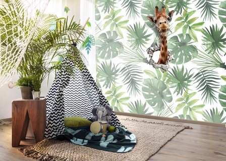 Jungle behang kinderkamer