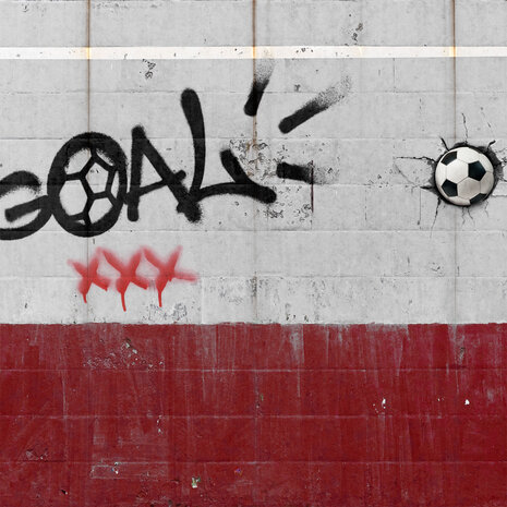 Voetbal behang Ajax detail