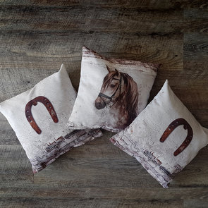 Kussen hoes set paard