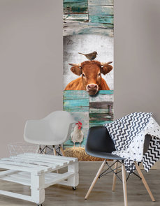 Kinderbehang paneel: Boerderij dieren