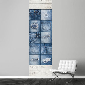 Kinderbehang paneel: Jeans